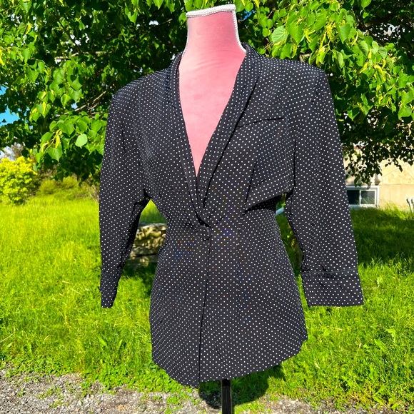Vintage, polka dot blazer - Picture 2 of 6